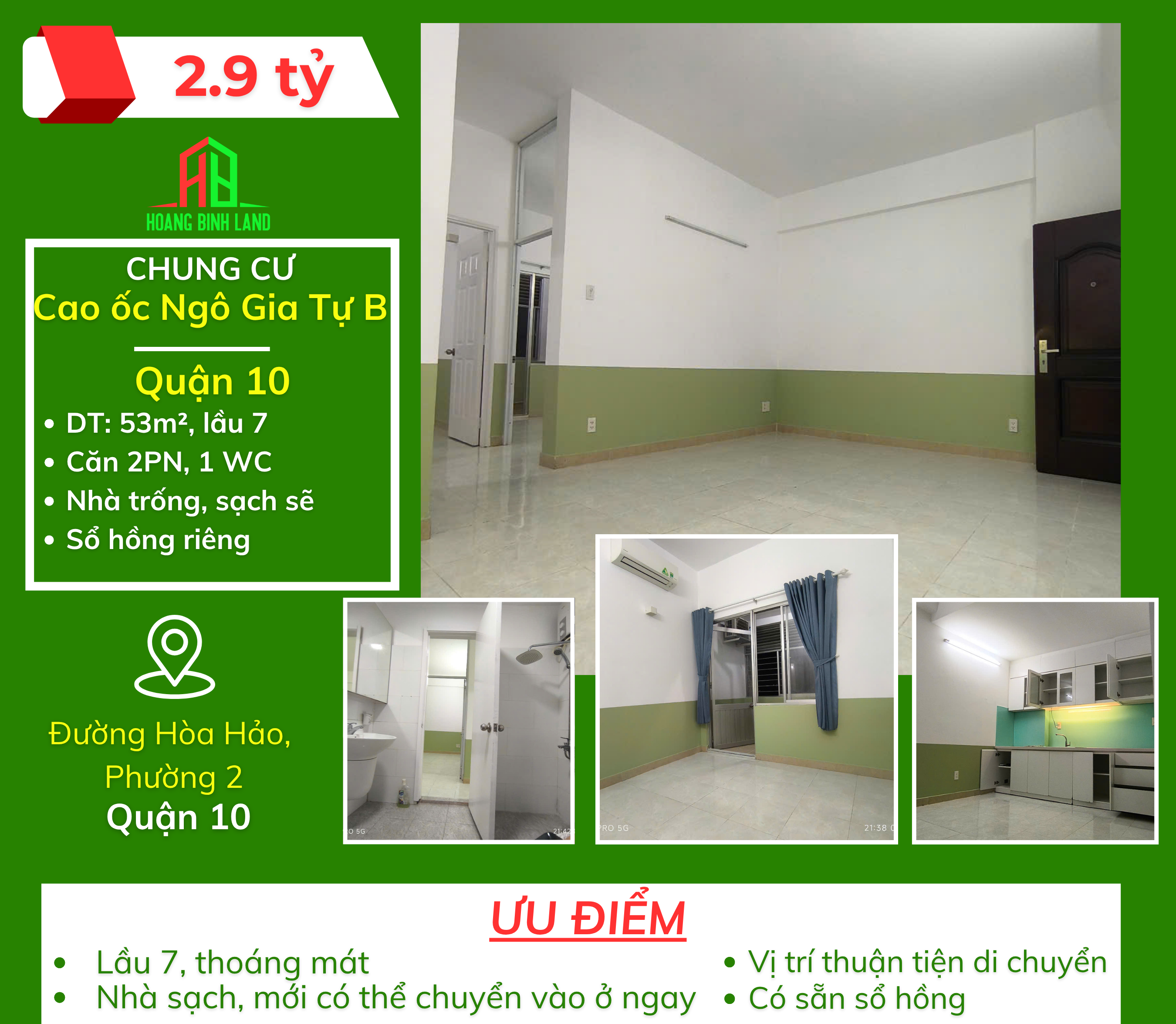 CHUNG CƯ CÁO ỐC B NGÔ GIA TỰ - QUẬN 10