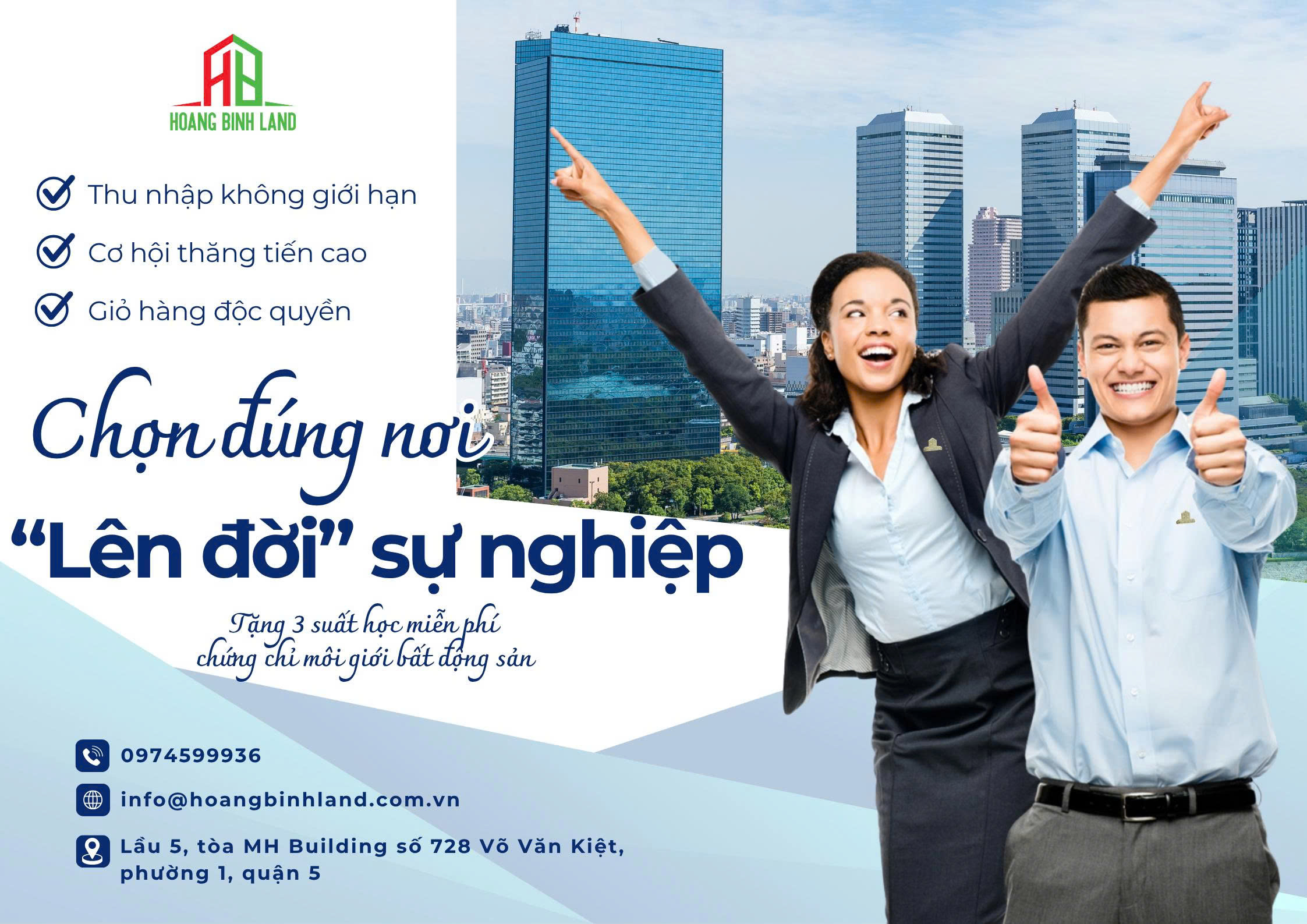 HÃY CHỌN ĐÚNG NƠI ĐỂ BẮT ĐẦU – HOÀNG BÌNH LAND CHỜ BẠN!